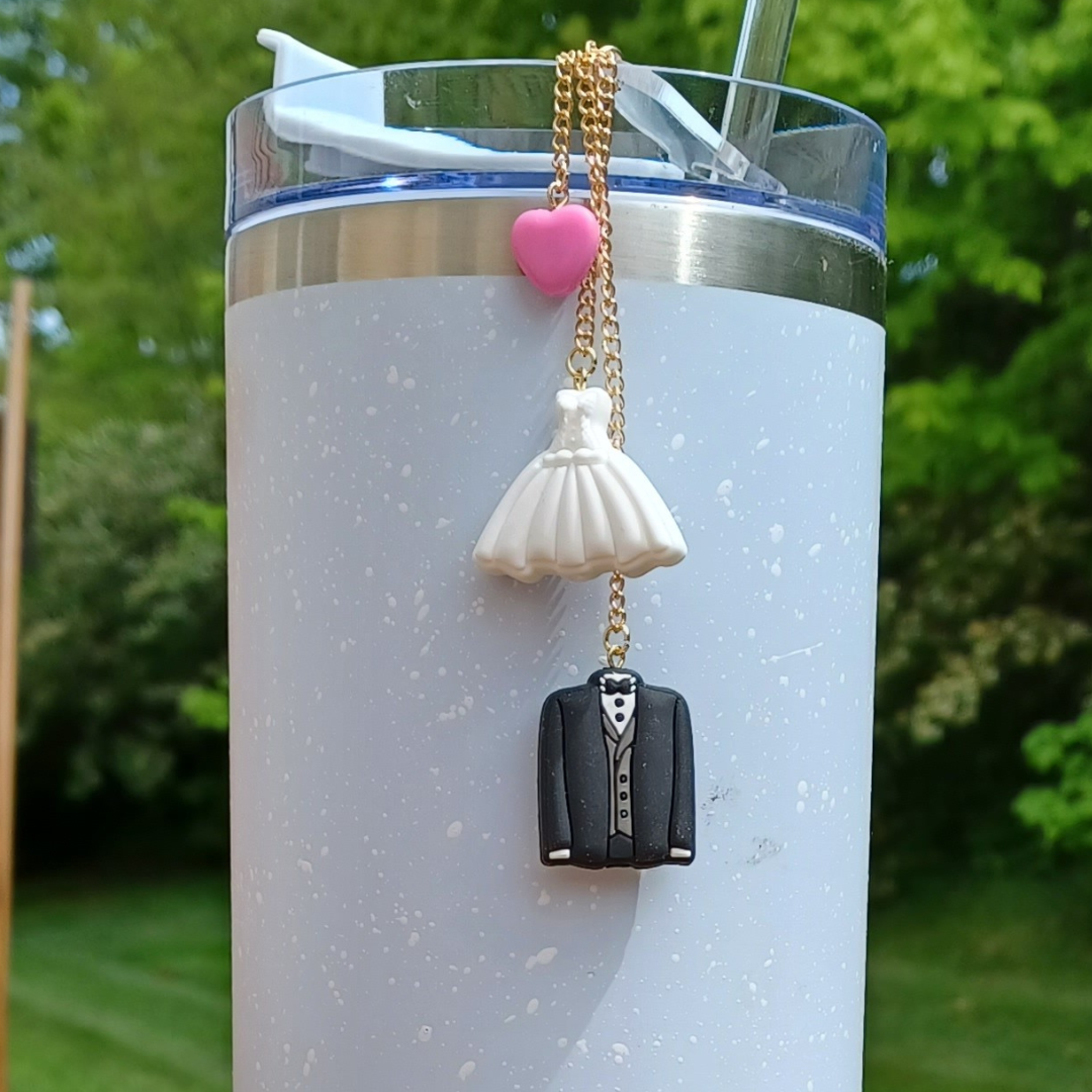 Wedding Tumbler Charms: Celebrate in Style!